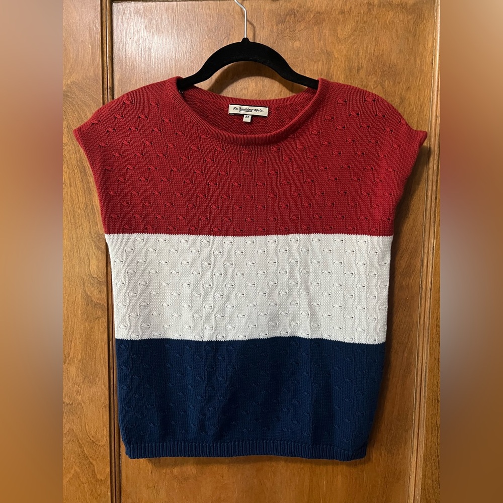 Roadster cotton knit short-sleeved sweater